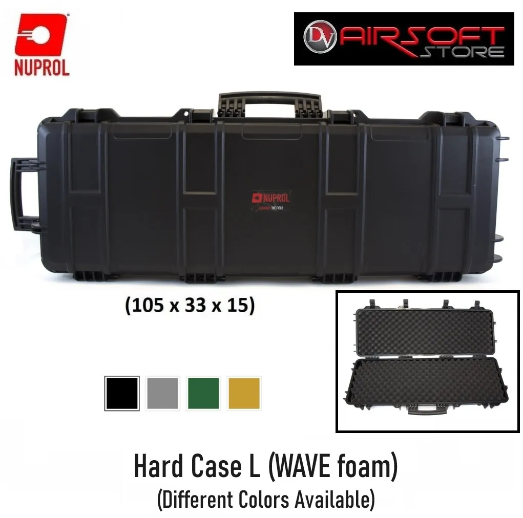 [2100000008384] Hard Case L (WAVE foam) (Black)