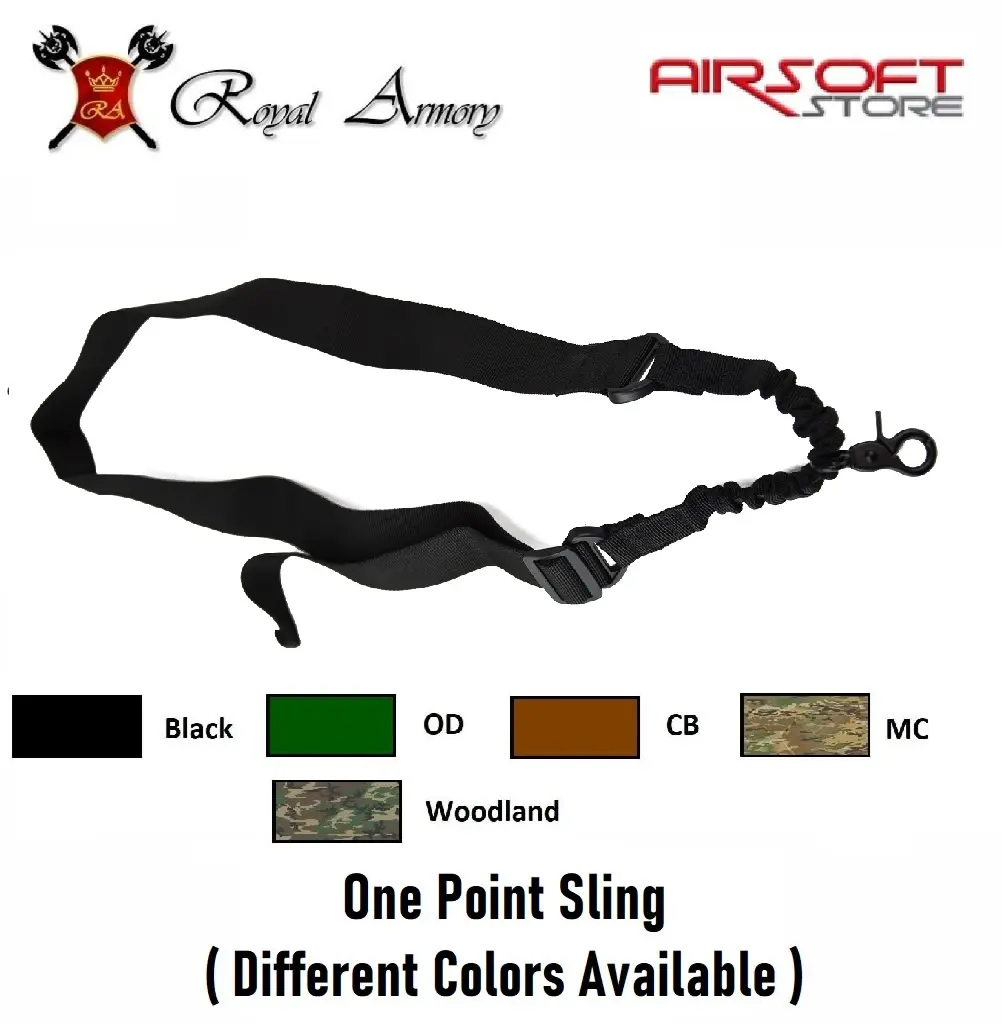[2100000025329] One Point Sling (Black)
