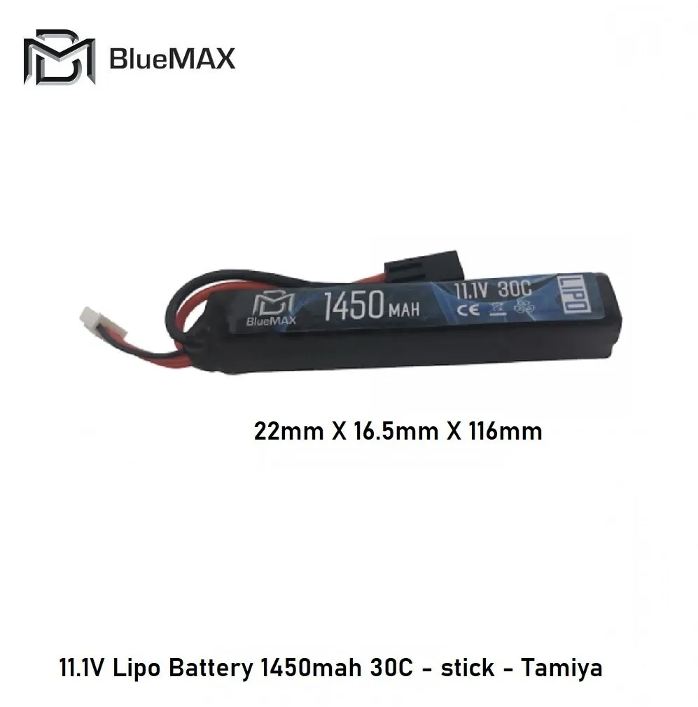 1450mAh LiPo 11.1V 30C stick tamiya