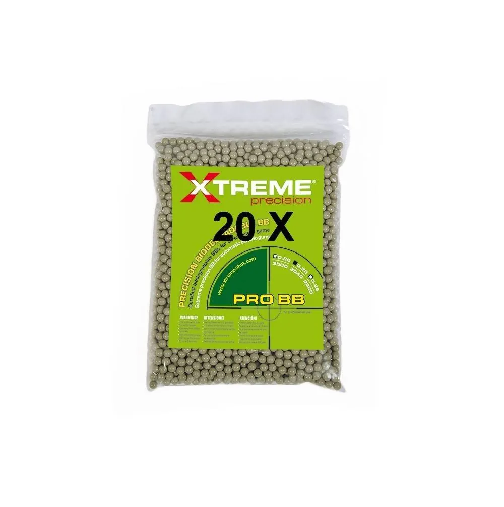 Xtreme 0.23g BB biodegradable (20 bag x 700gr)