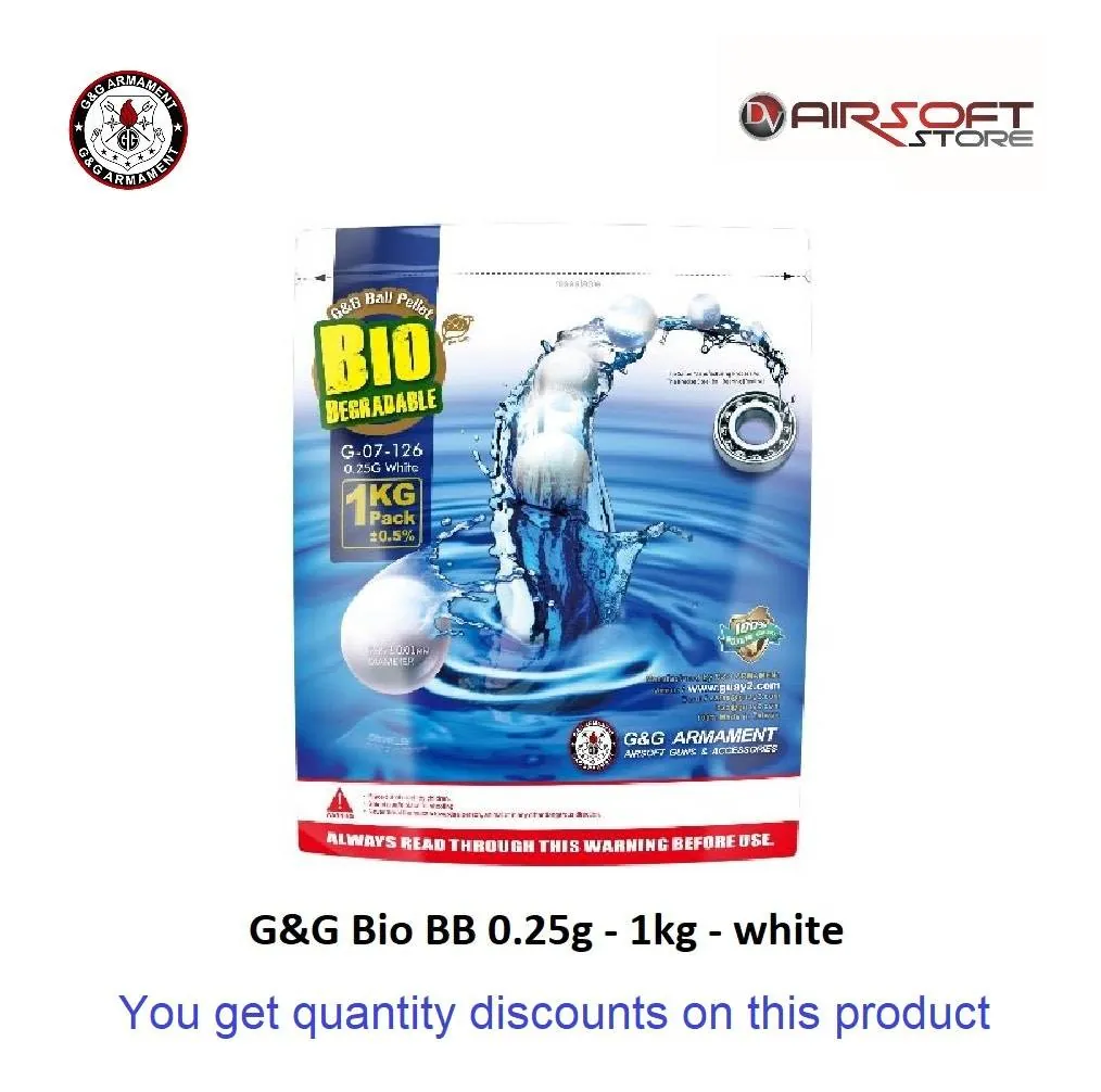 G&G Bio BB 0.25g - 1kg - white