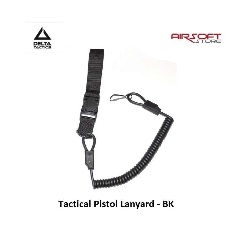 Pistol lanyard - Tactical - BK