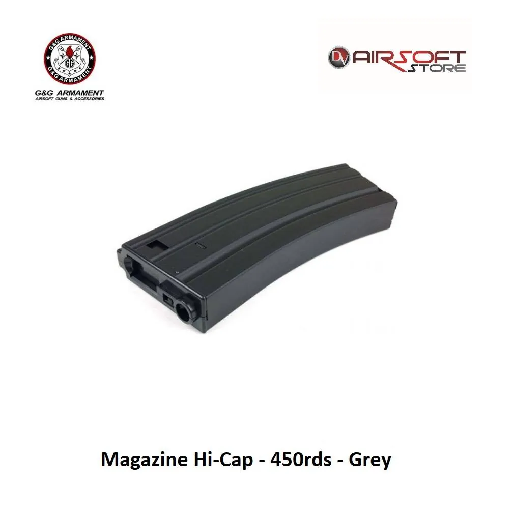 G&G Magazine Hi-Cap - 450rds - Grey