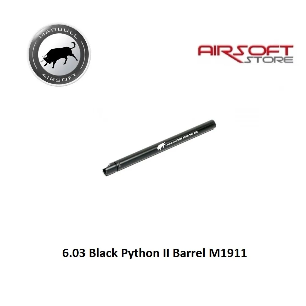 [2100000019021] 6.03 Black Python II Barrel M1911
