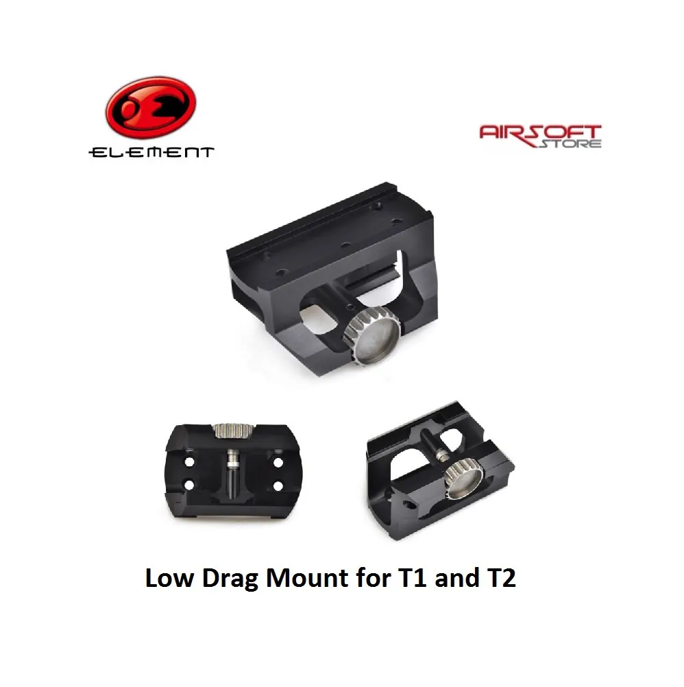Low Drag Mount for T1 and T2