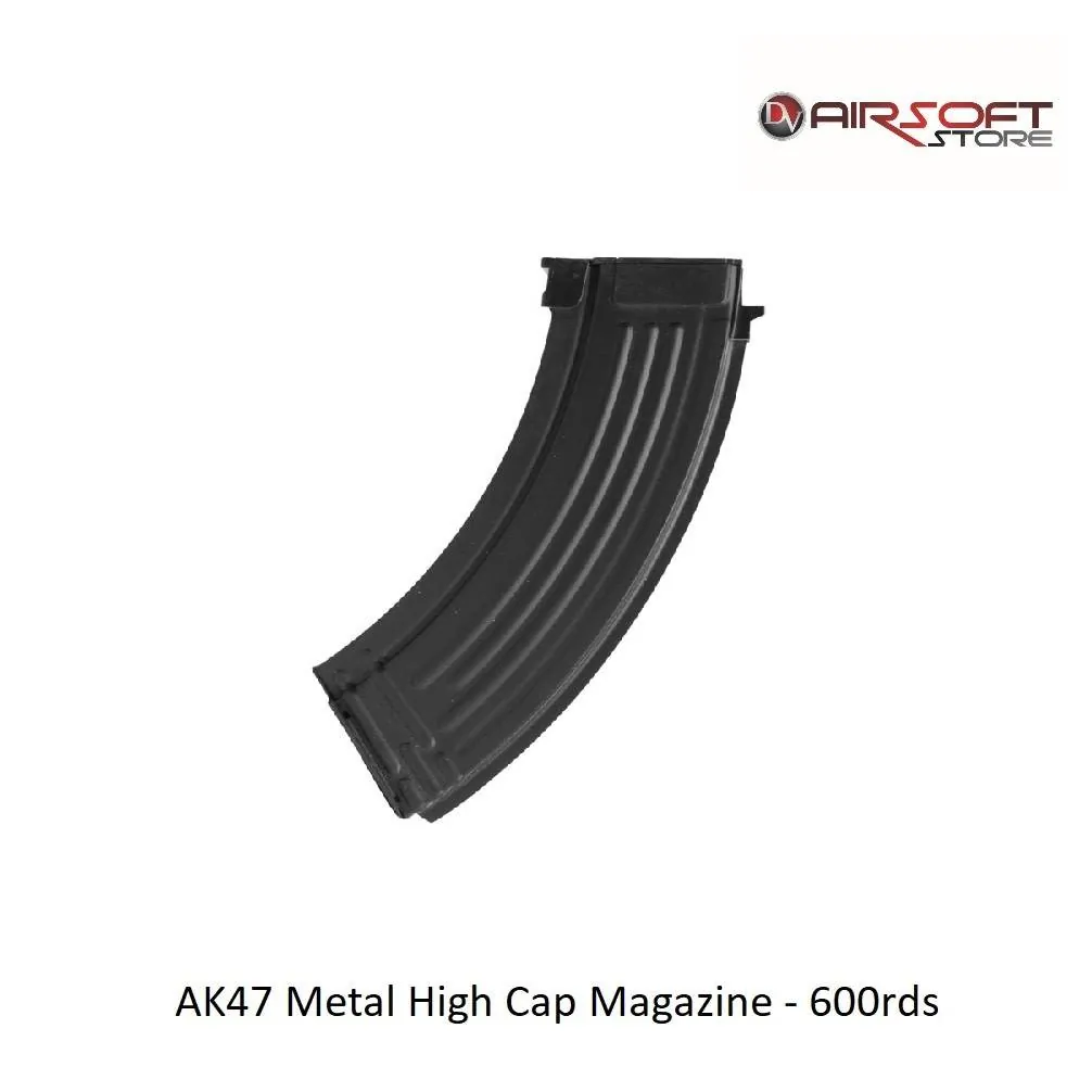[2100000023103] AK47 Metal High Cap Magazine - 600rds