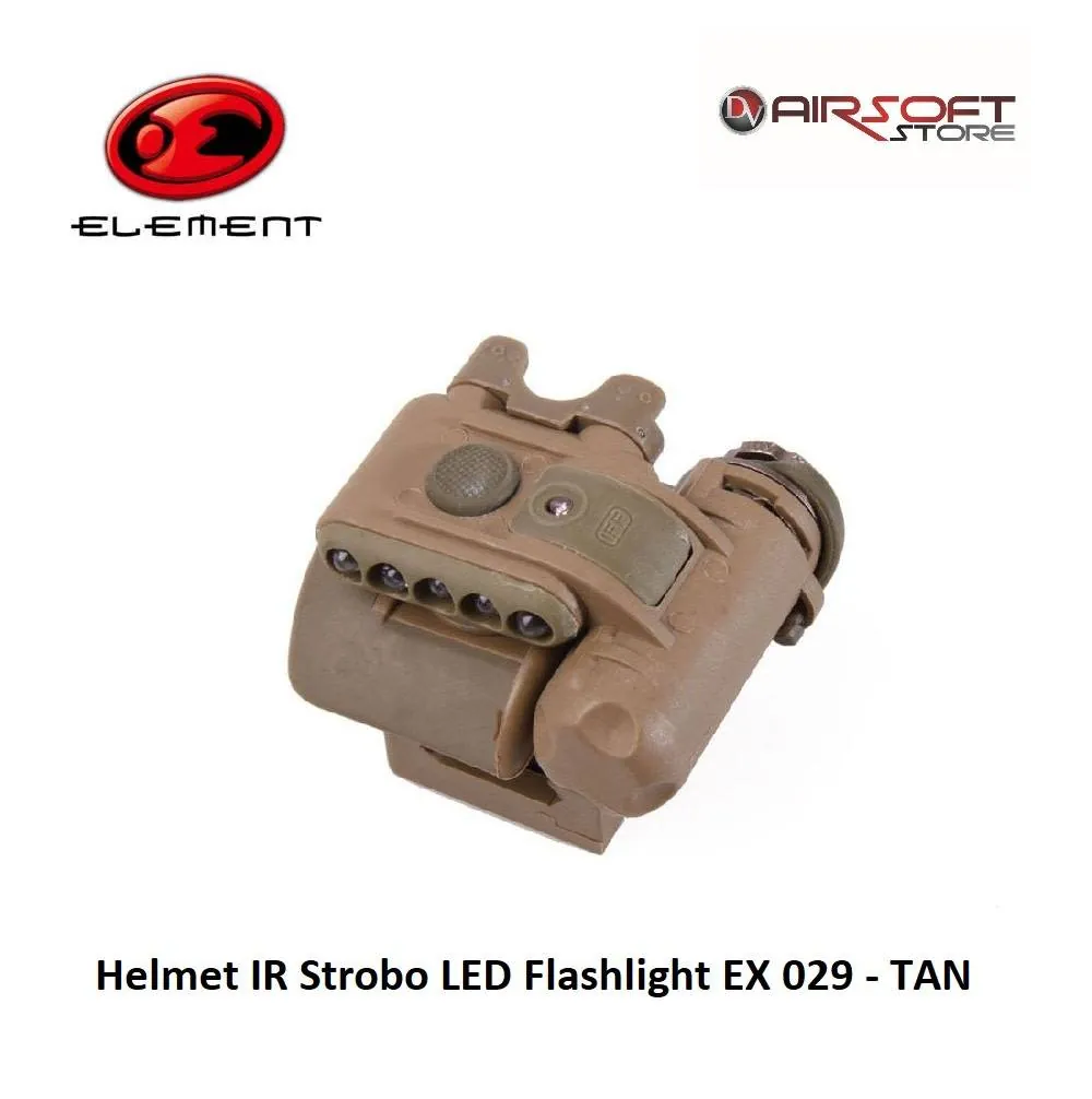 [2100000027071] Helmet IR Strobo LED Flashlight EX 029 - TAN