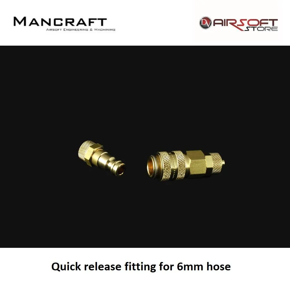 Quick release fitting for 6mm hose