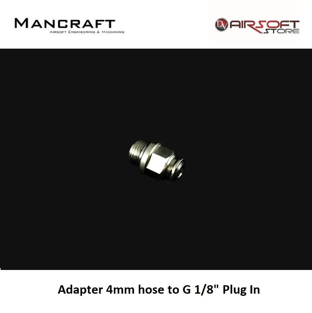 [2100000027958] Adapter 4mm hose to G 1/8" Plug In