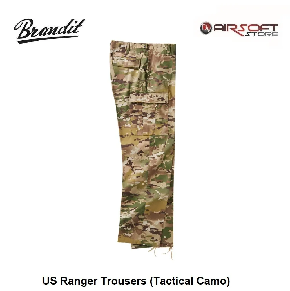 [2100000037773] US Ranger Trousers (Tactical Camo) (L)