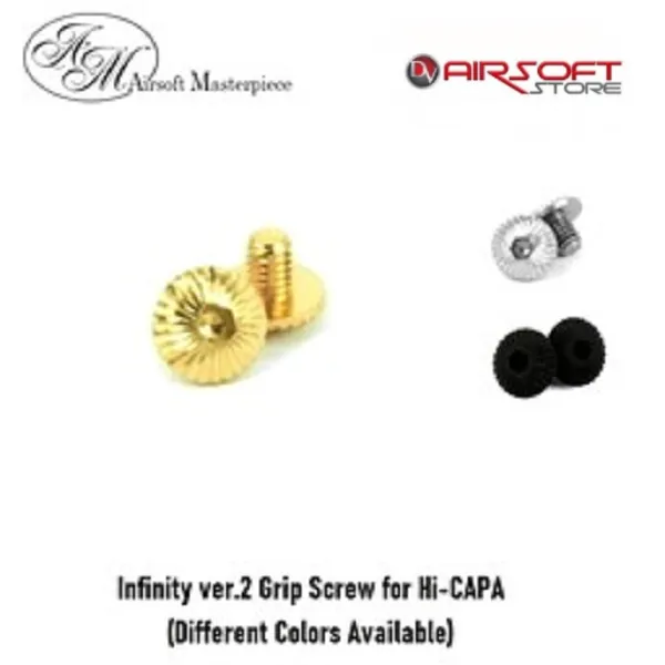 [2100000046072] Infinity ver.2 Grip Screw for Hi-CAPA (Black)