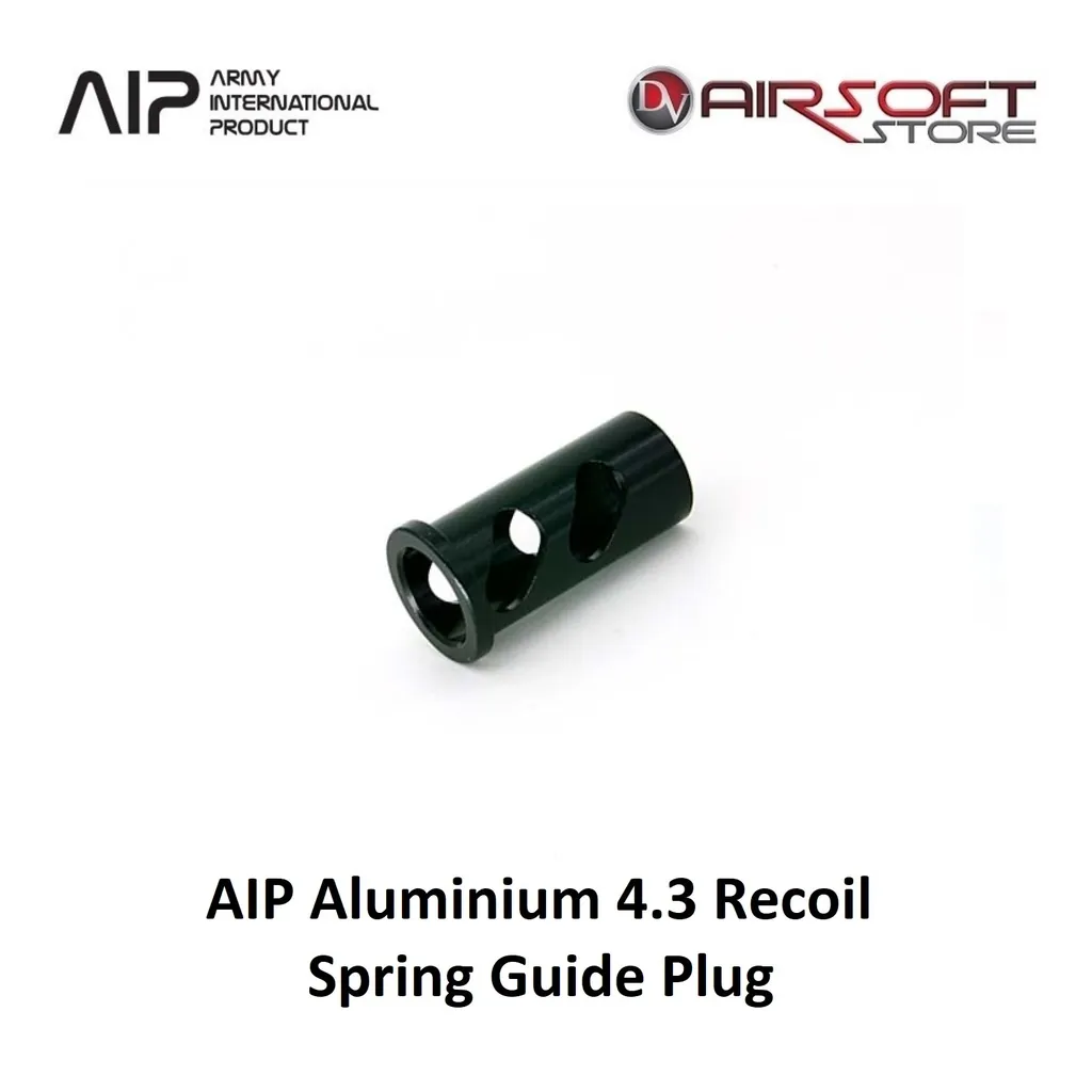 [2100000051007] Aluminium 4.3 Recoil Spring Guide Plug (Black)