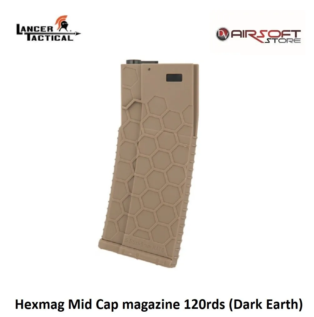 Hexmag Mid Cap magazine 120rds (Dark Earth)