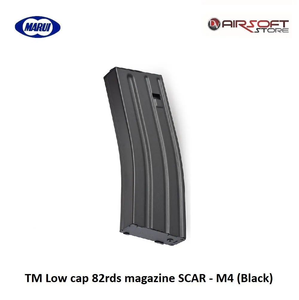 TM Low cap 82rds magazine SCAR - M4 (Black)