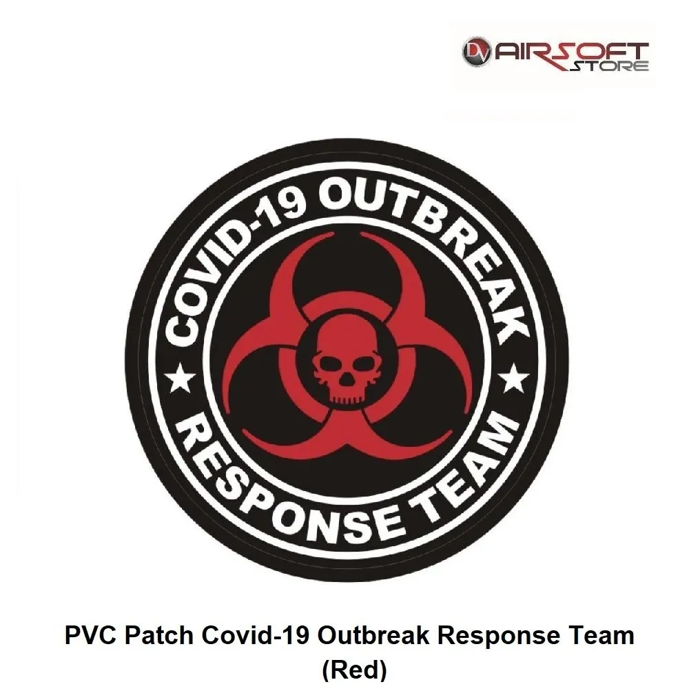 PVC Patch Covid-19 Outbreak Response Team (Red)