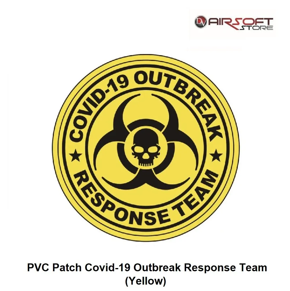 PVC Patch Covid-19 Outbreak Response Team (Yellow)