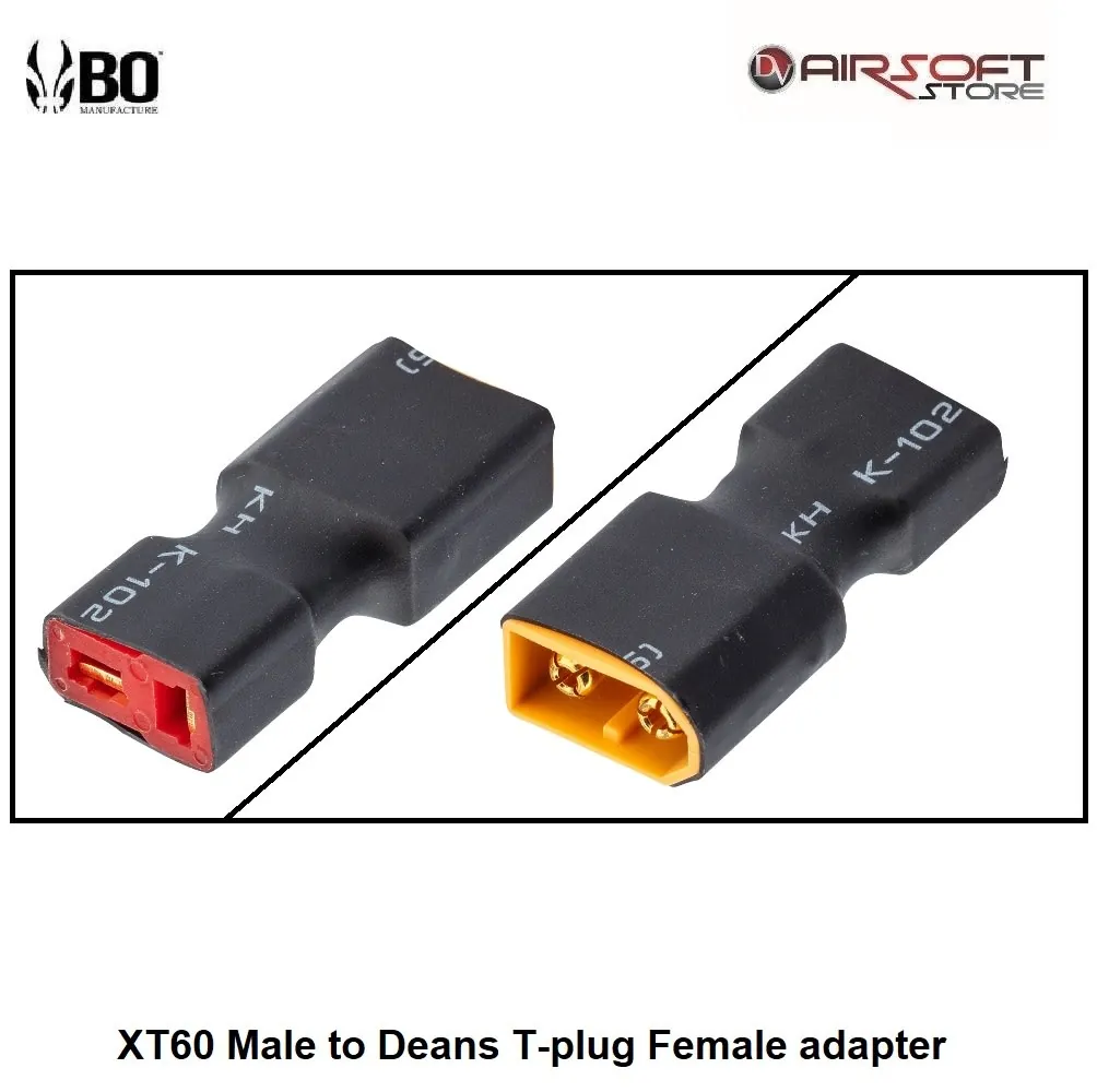 [2100000040735] XT60 Male to Deans T-plug Female adapter