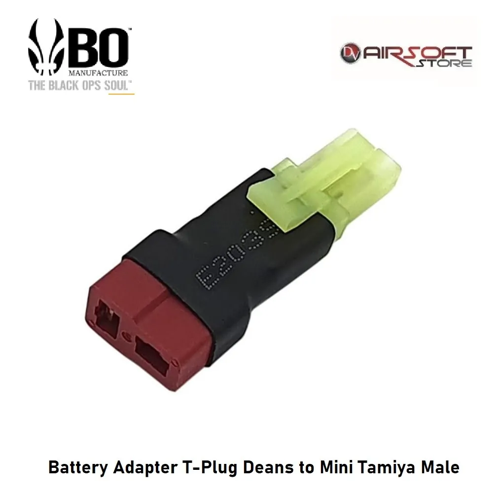 [2100000047925] Battery Adapter T-Plug Deans to Mini Tamiya Male