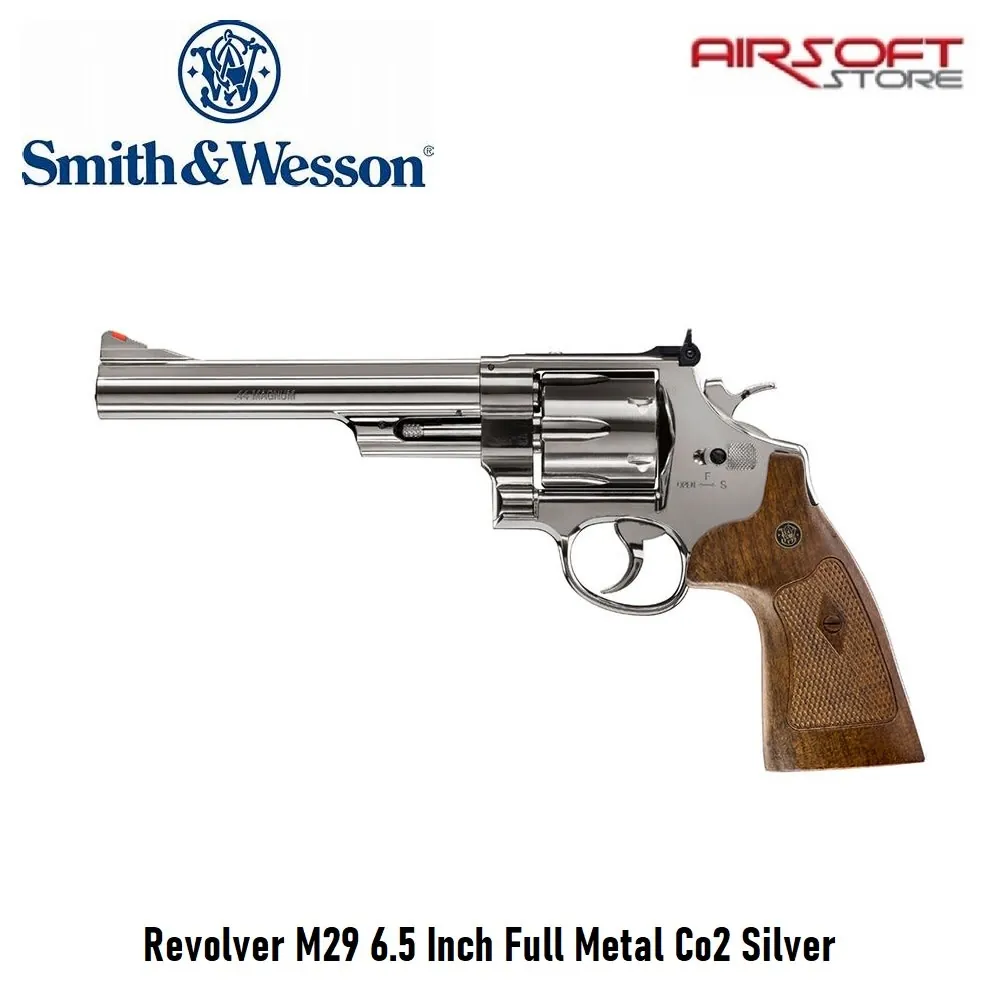 [2100000051175] Revolver M29 6.5 Inch Full Metal Co2 Silver