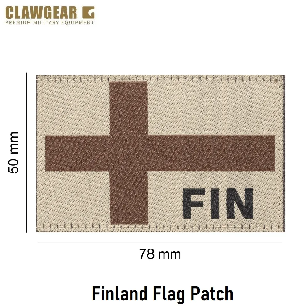 [2100000060757] Finland Flag Patch Desert