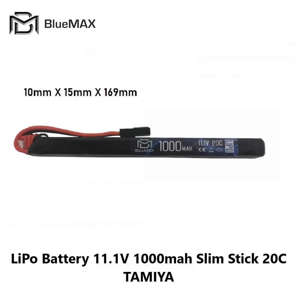 LiPo Battery 11.1V 1000mah Slim Stick 20C TAMIYA
