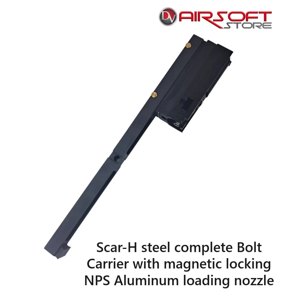[2100000067503] Scar-H steel complete Bolt Carrier with magnetic locking NPS Aluminum loading nozzle