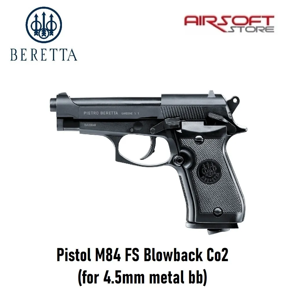 [2100000068043] Pistol M84 FS Blowback Co2 (for 4.5mm metal bb)