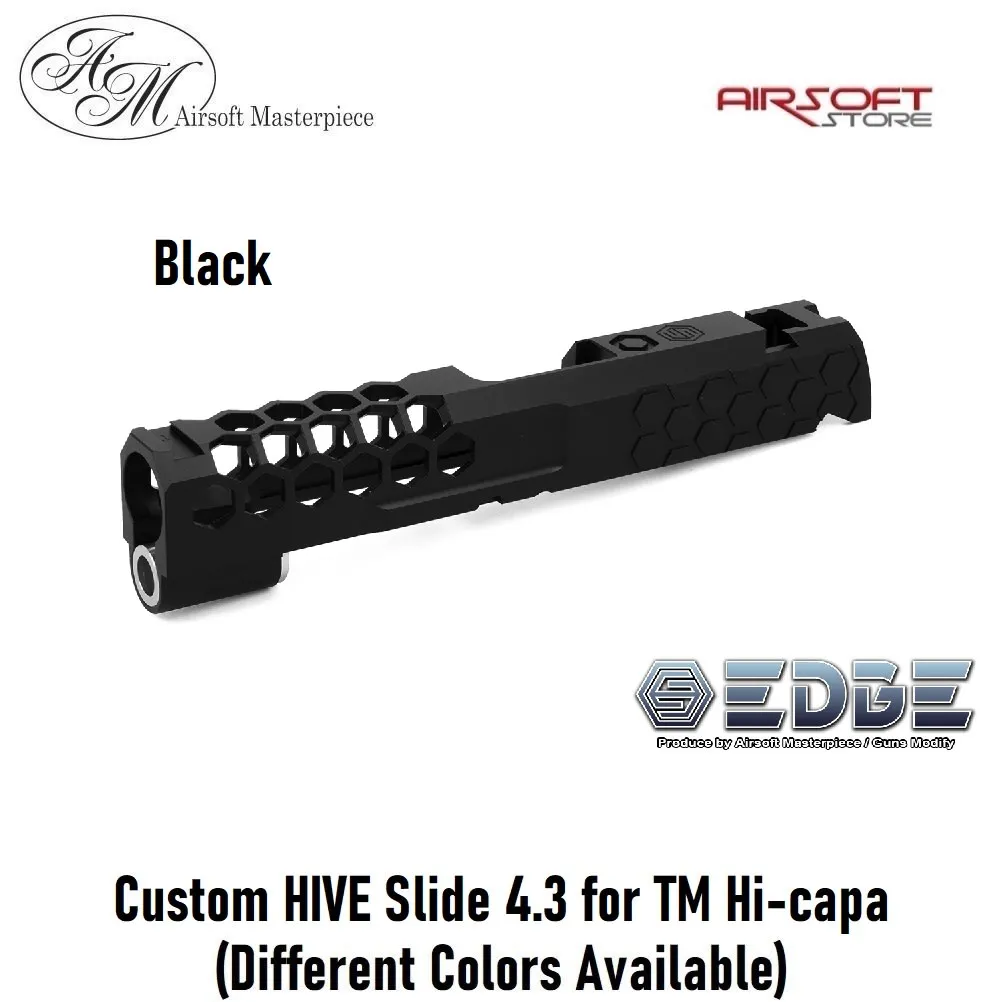 [2100000071944] Custom HIVE Slide 4.3 for TM Hi-capa (Black)