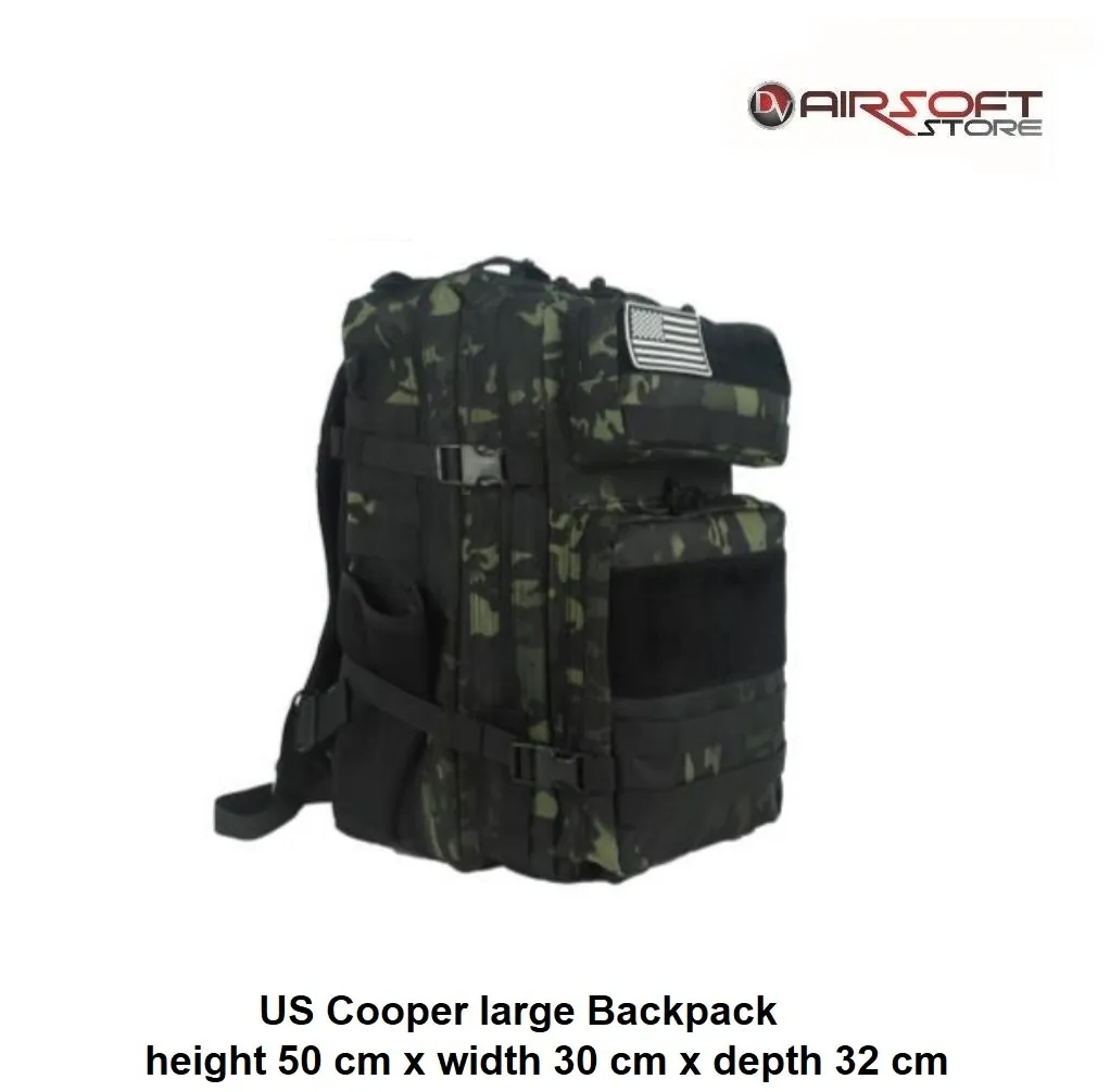 US Cooper large Backpack (Dark Camo)