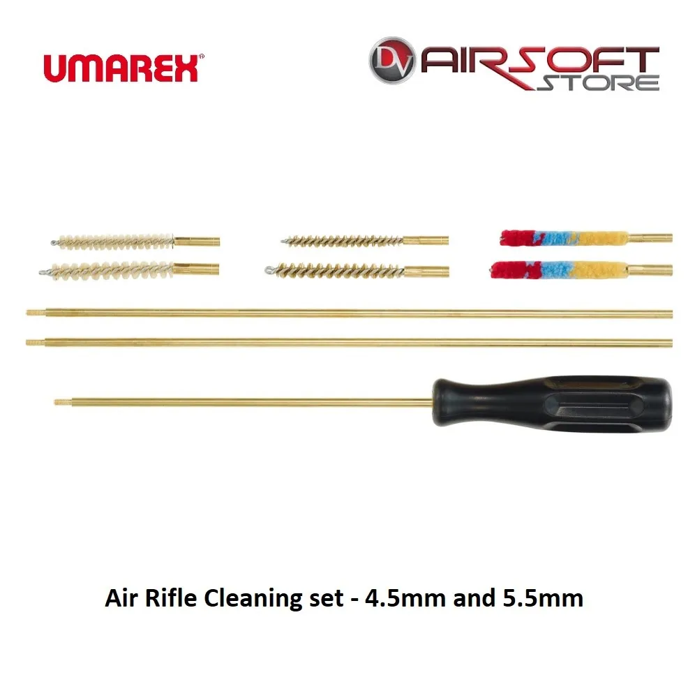 Air Rifle Cleaning set - 4.5mm and 5.5mm