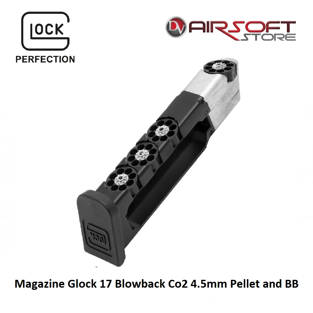 [2100000073788] Magazine Glock 17 Blowback Co2 4.5mm Pellet and BB