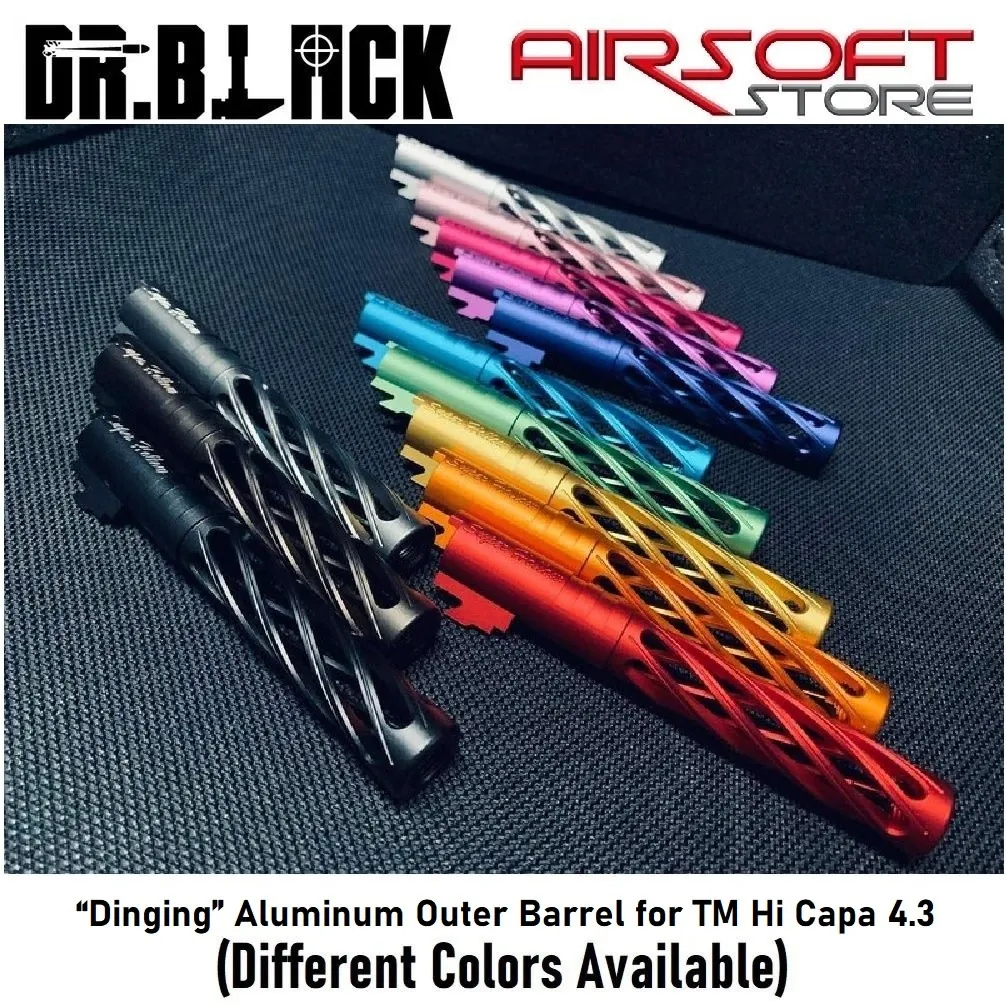 [2100000074341] “Dinging” Aluminum Outer Barrel for TM Hi Capa 4.3 (Red)
