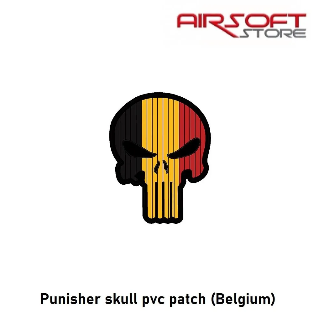 Punisher skull pvc patch (Belgium)