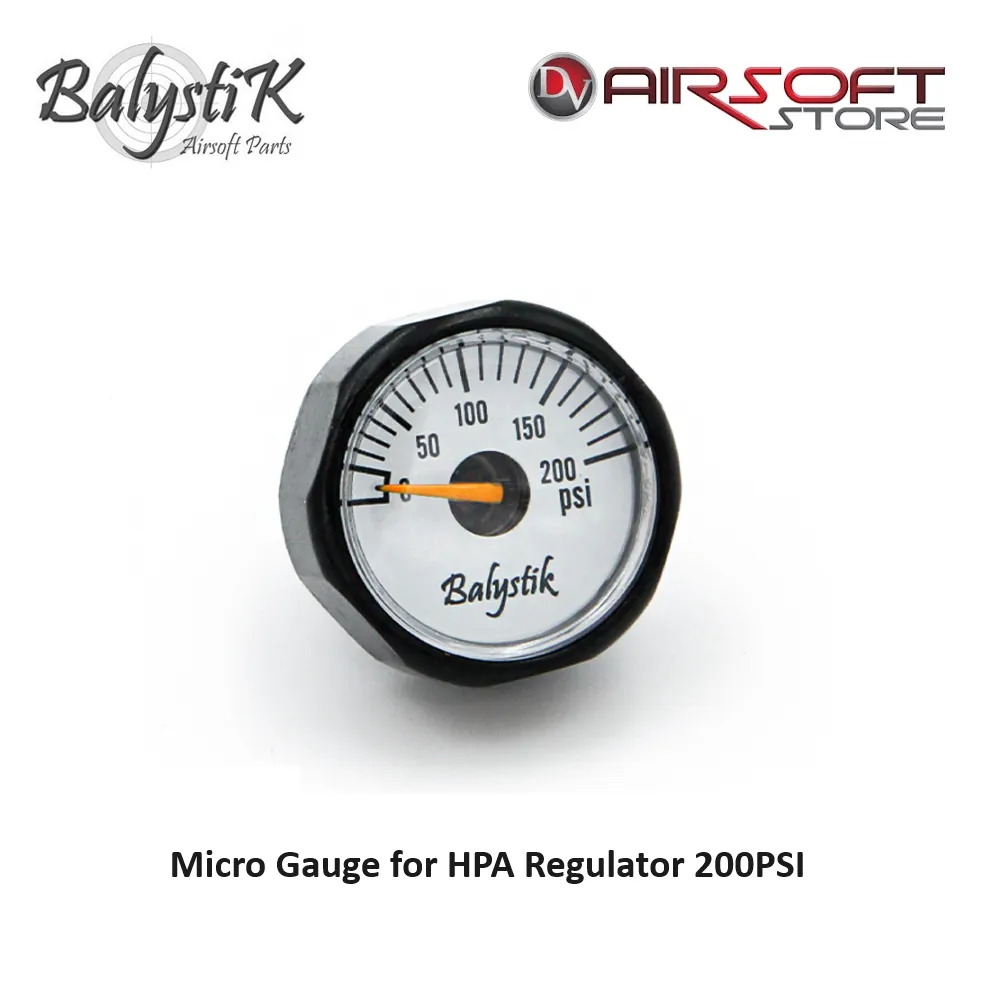 Micro Gauge for HPA Regulator 200PSI