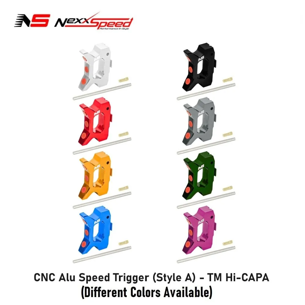 [2100000078110] CNC Alu Speed Trigger (Style A) - TM Hi-CAPA (Black)