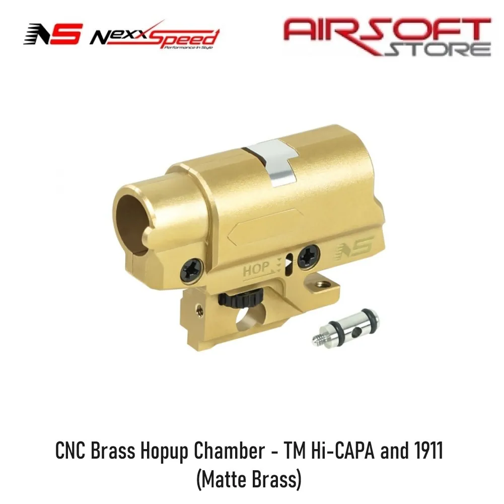 [2100000078868] CNC Brass Hopup Chamber - TM Hi-CAPA and 1911 (Matte Brass)