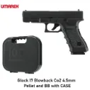 Glock 17 Blowback Co2 4.5mm Pellet and BB with CASE