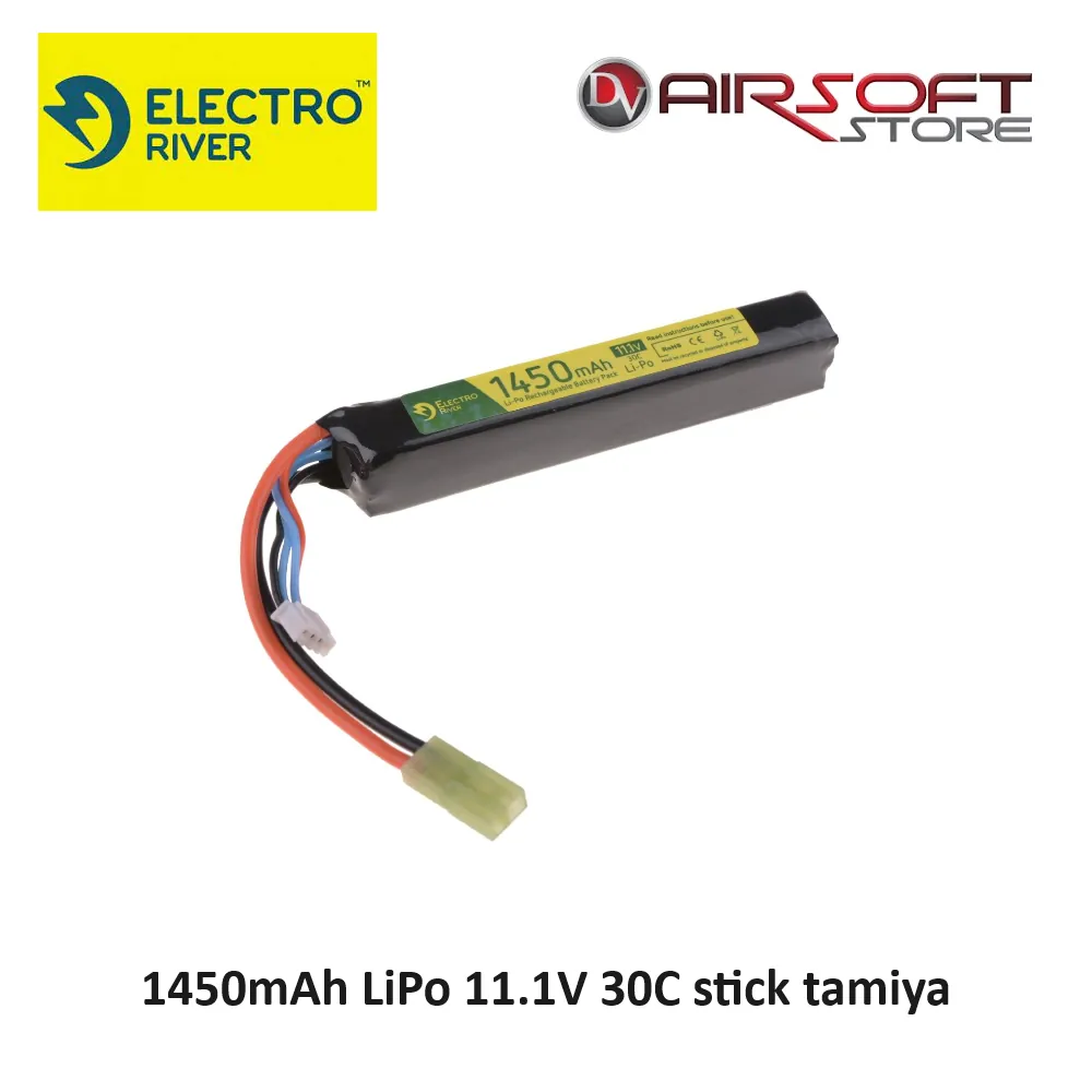 [2100000080953] 1450mAh LiPo 11.1V 30C stick tamiya