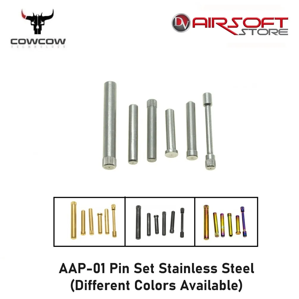 [2100000081226] AAP-01 Pin Set Stainless Steel (Black)