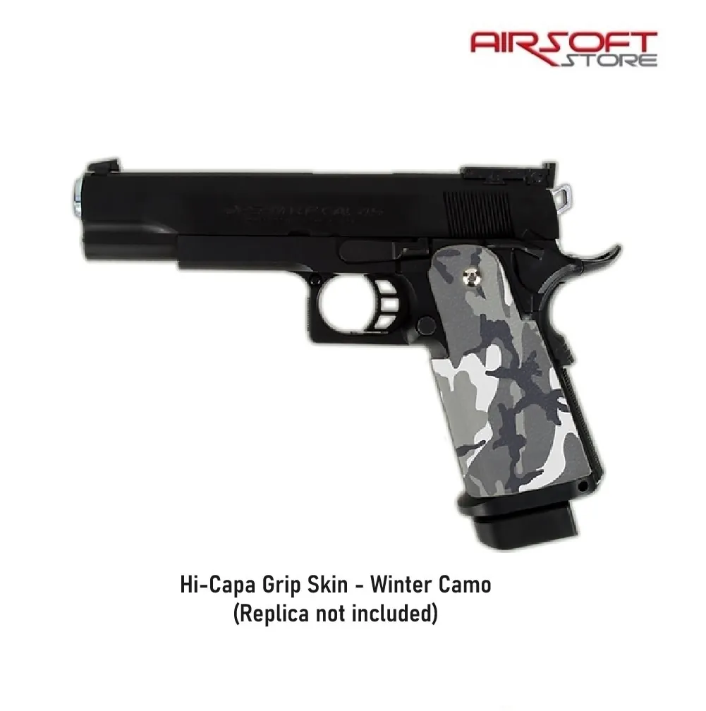 Hi-Capa Grip Gun Skin - Winter Camo