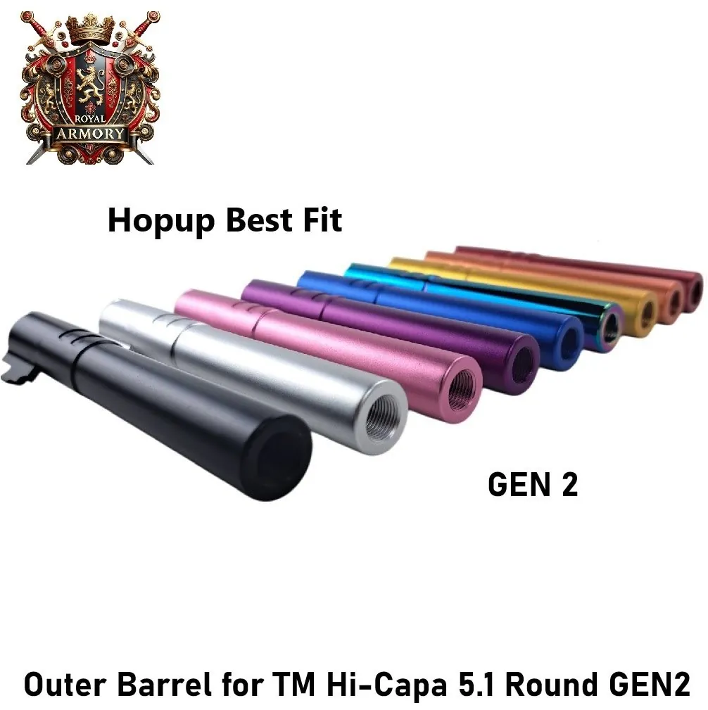 Outer Barrel for TM Hi-Capa 5.1 Round GEN2