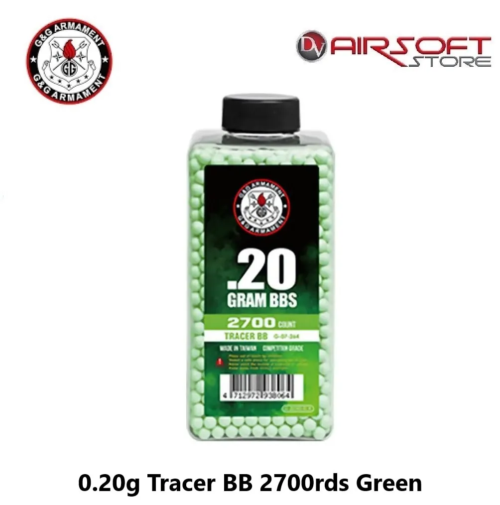 0.20g Tracer BB 2700rds Green
