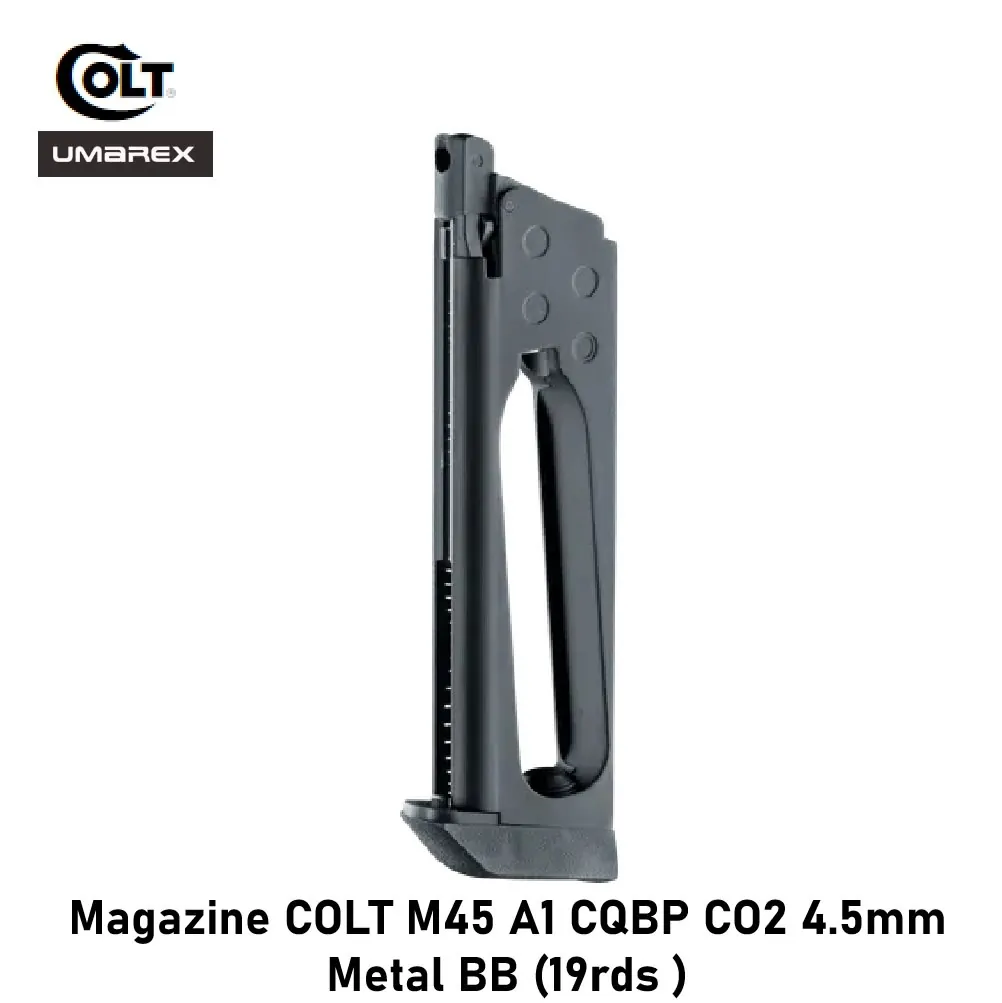 [2100000087525] Magazine COLT M45 A1 CQBP CO2 4.5mm Metal BB (19rds )