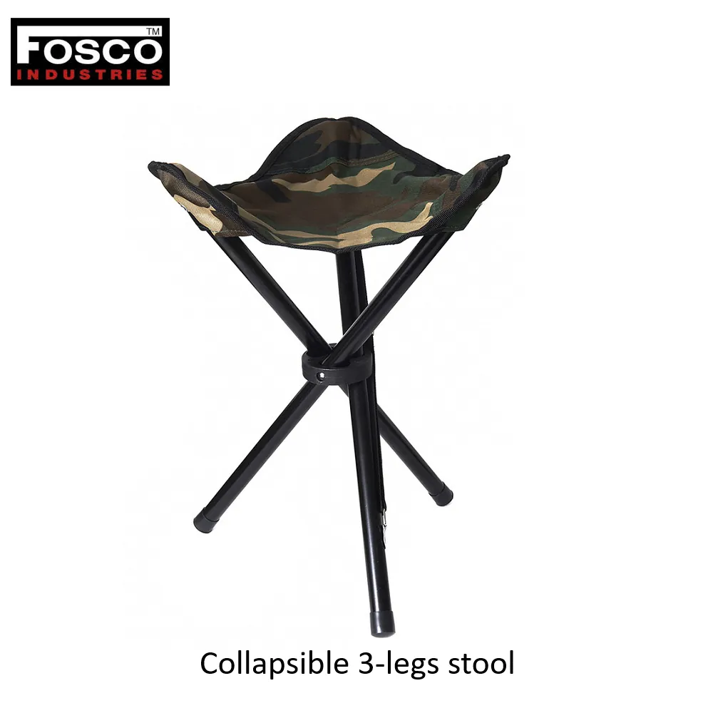 [2100000087846] Collapsible 3-legs stool