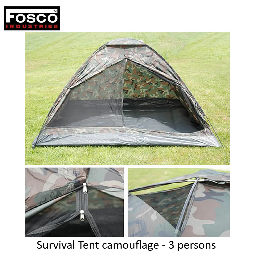 Survival Tent camouflage - 3 persons