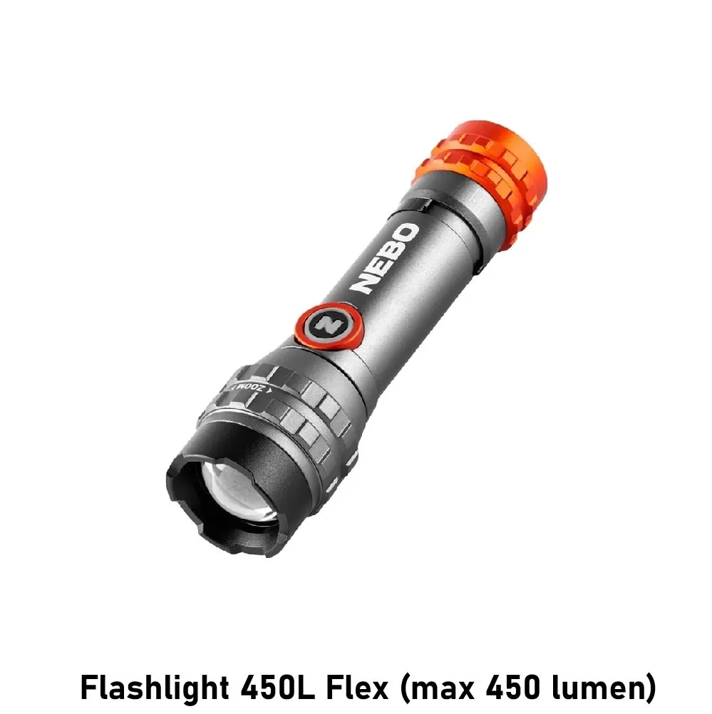 [2100000087907] Flashlight 450L Flex (max 450 lumen)
