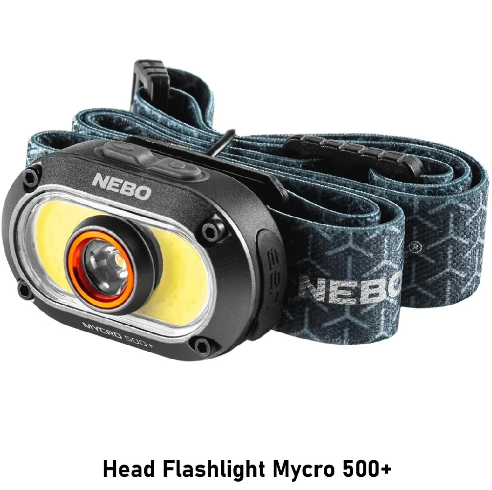 Head Flashlight Mycro 500+