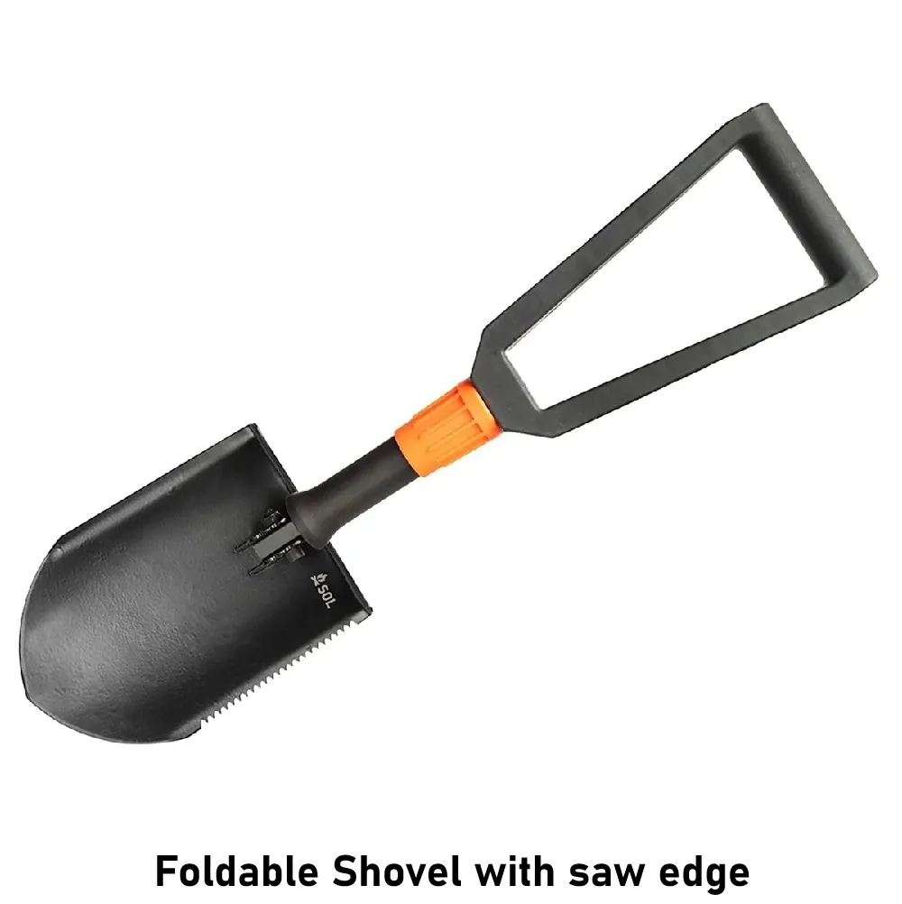 [2100000088010] Foldable Shovel with saw edge