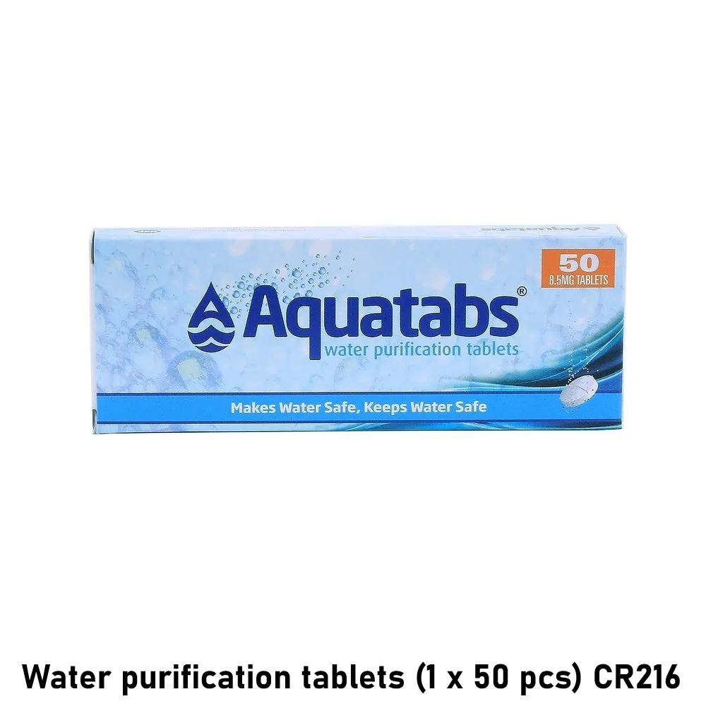 Water purification tablets (1 x 50 pcs) CR216
