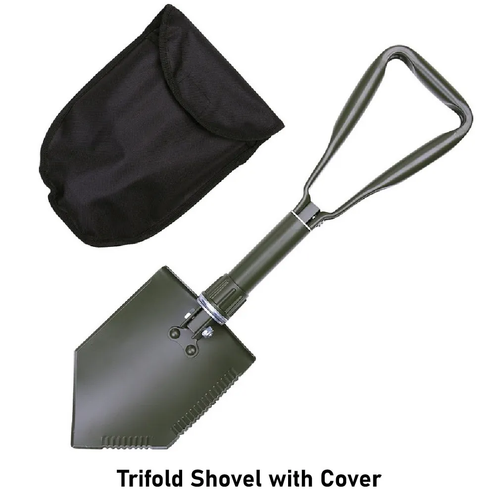 Trifold Shovel with Cover